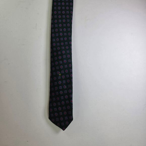 Vintage Reis Green Repp Stripe Tie for Dayton’s Northbriar Shop 4"x56.5" - Picture 6 of 10